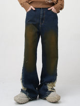Jeans mit Farbverlauf